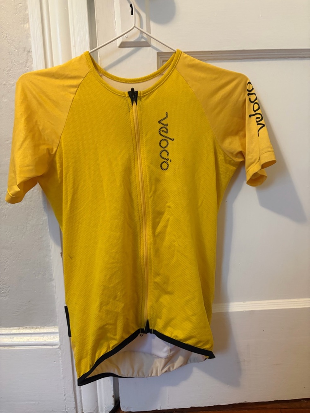 Velocio Women's Yellow Short Sleeve Cycling Jersey